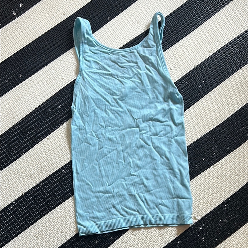 Women's Blue Workout Tank Top